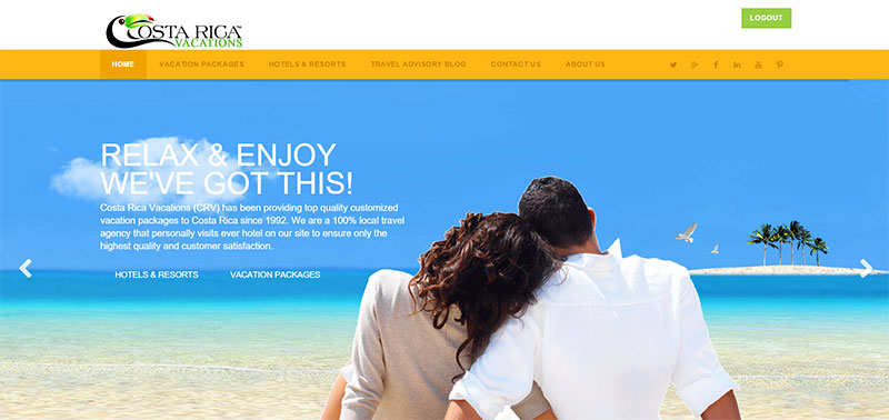 Costa RIca Vacations screenshot: Relax & Enjoy We've Got This!